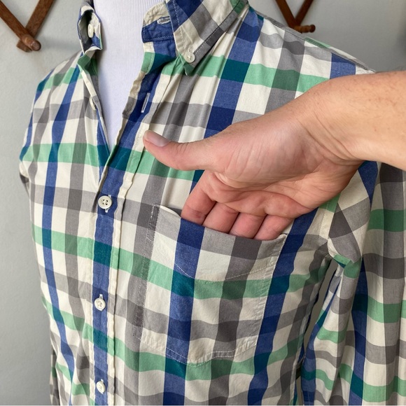 Jack Spade Colorful Checkered Button Down Shirt - Picture 12 of 16